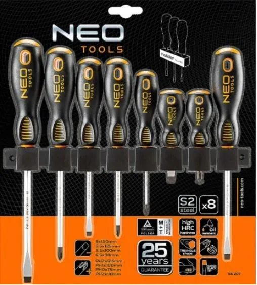 Zestaw Wkrętaków 1000V 8 szt. NEO
