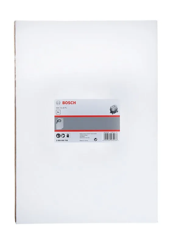 Worki Na Pył Gas 12-25 Włóknina 5PCS BOSCH