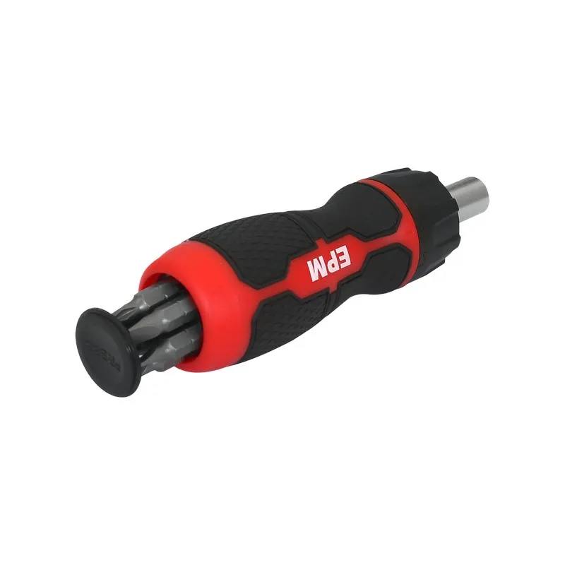 Wkrętak Z Magazynkiem + Bity Red Line 6 szt. EPM