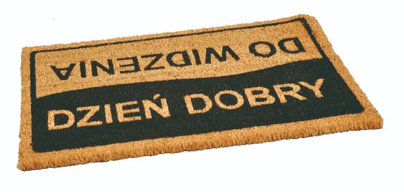 Wycieraczka Kokos + PCV Kera 7 40 x 60 ' Dzień Dobry....'