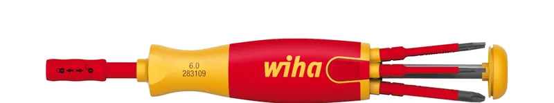 Wkrętak Z Magazynkiem 6 Bitów Liftup Electric WIHA