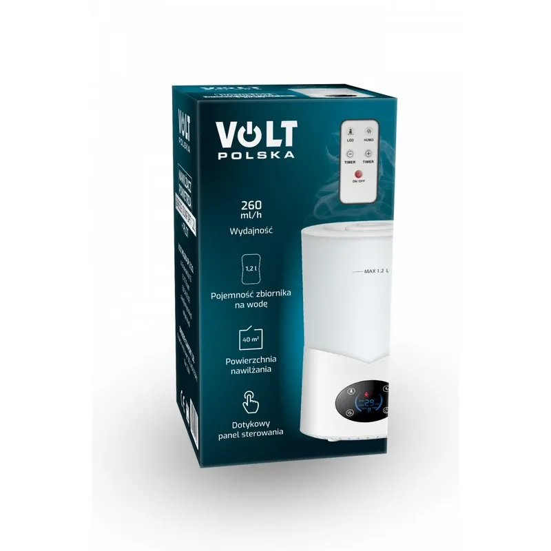 Nawilżacz Cyfrowy Mist 1,2l Z Pilotem VOLT POLSKA