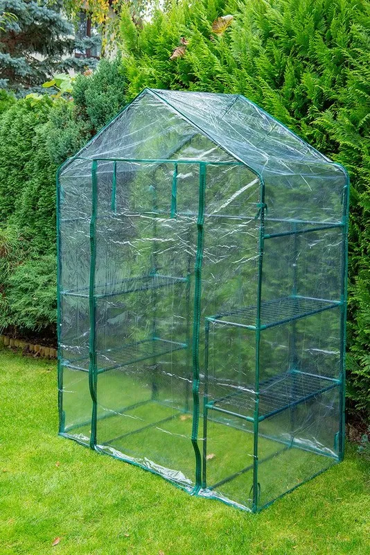 Szklarnia 143*73*195 cm, Folia PVC, Metalowa Konstrukcja NEO