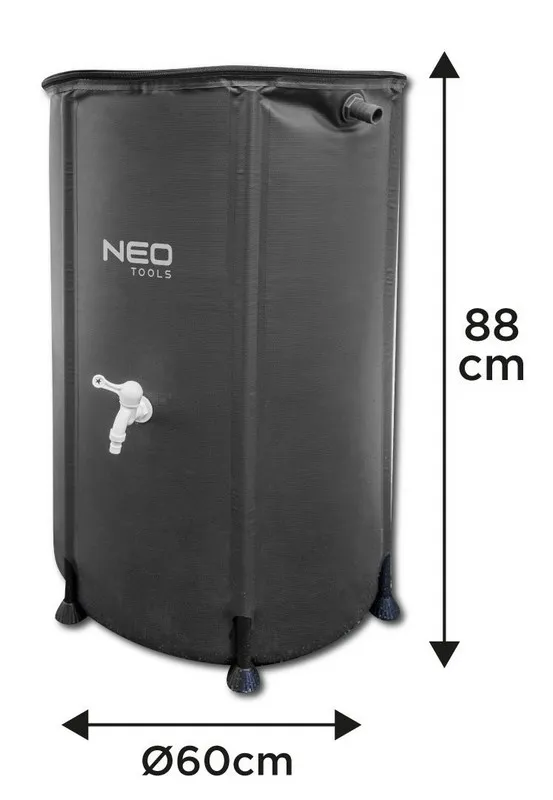 Składany Pojemnik Na Deszczówkę, 250 l, PVC NEO