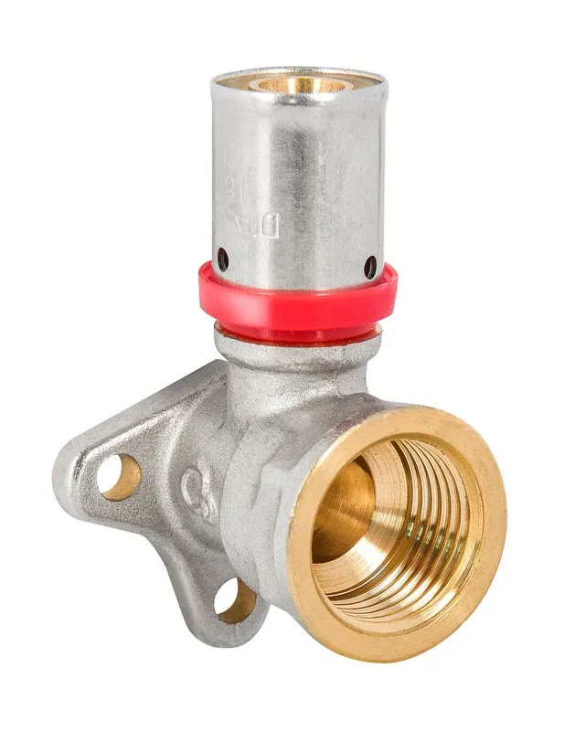 Kolano Naścienne Zapr. EN 1254-8, 1/2X16.KOL-Ł.PEX-AL-PEX.CH DIAMOND