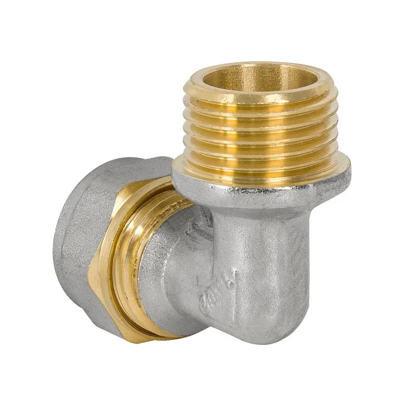 Kolano Pex-Al-Pex Chrom 1/2*16 Chłopczyk DIAMOND