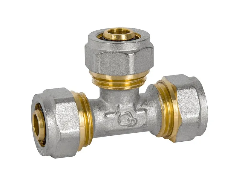 Trójnik Pex-Al-Pex Chrom 16*16*16 Potrójny DIAMOND