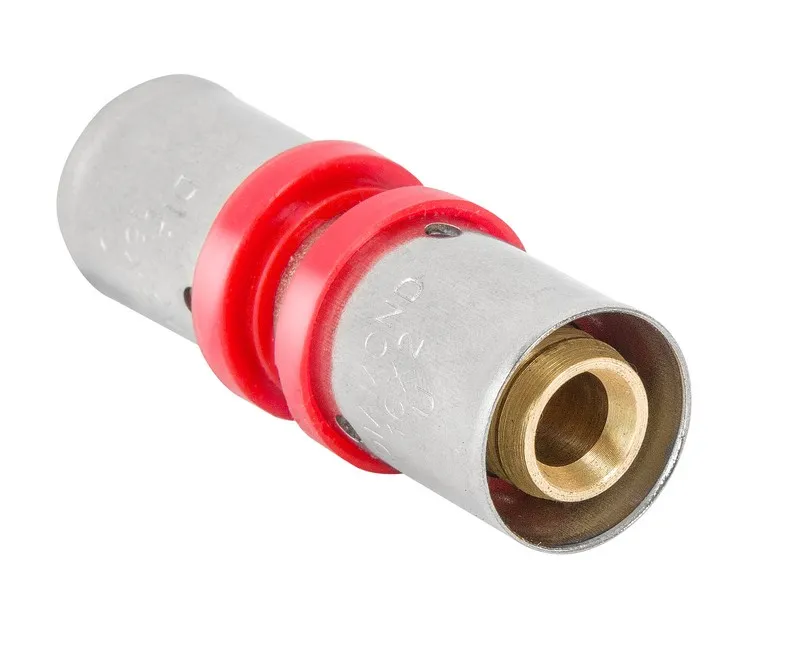 Łącznik Zapr. EN 1254-8, 16X25.ZŁ-PODWÓJNY Pex-Al-Pex DIAMOND
