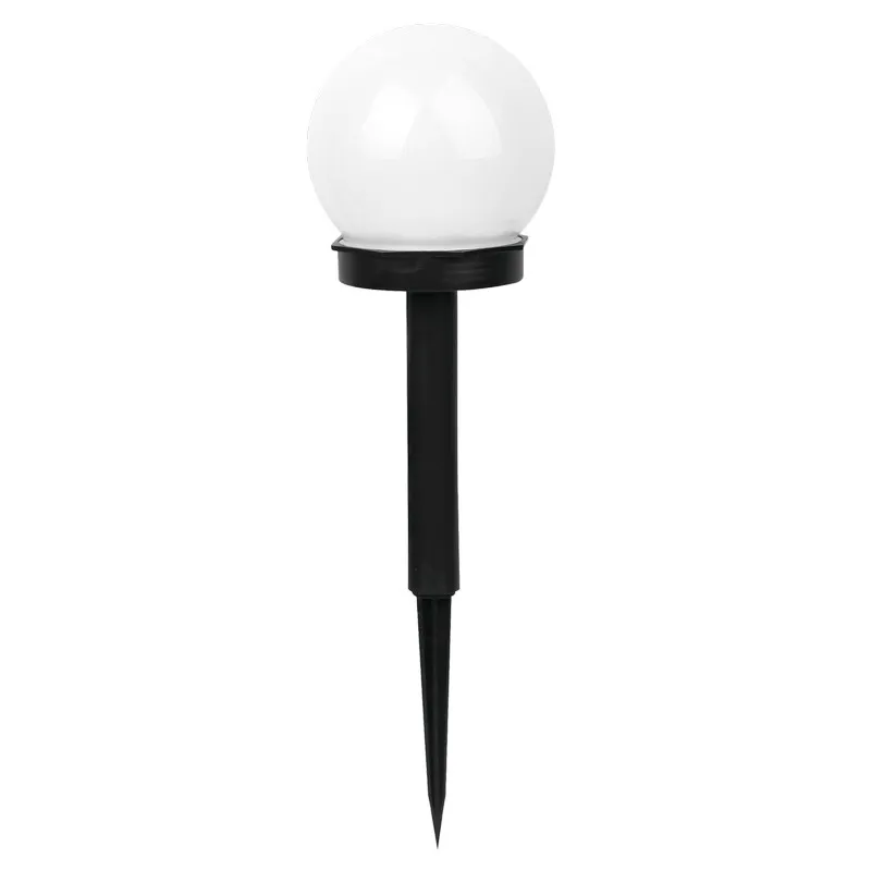 Lampa Solarna 6500K LED Kula Biała Plastik Czarny POLUX