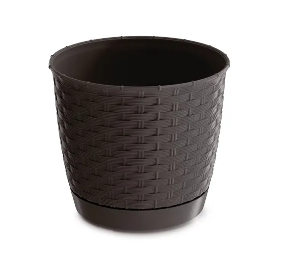 Doniczka Ratolla Round- Umbra PROSPERPLAST