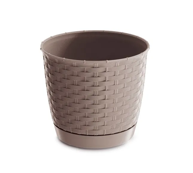 Doniczka Ratolla Round - Mocca PROSPERPLAST