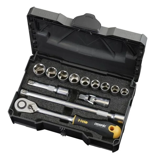 Zestaw Narzędzi 1/2'' FELO Ergonomic 12 Cz. + Grzechotka