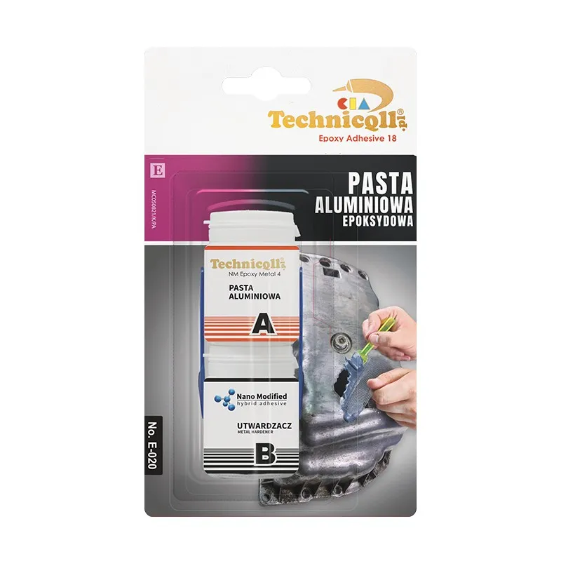 Pasta Aluminiowa Epoksydowa 80g TECHNICQLL