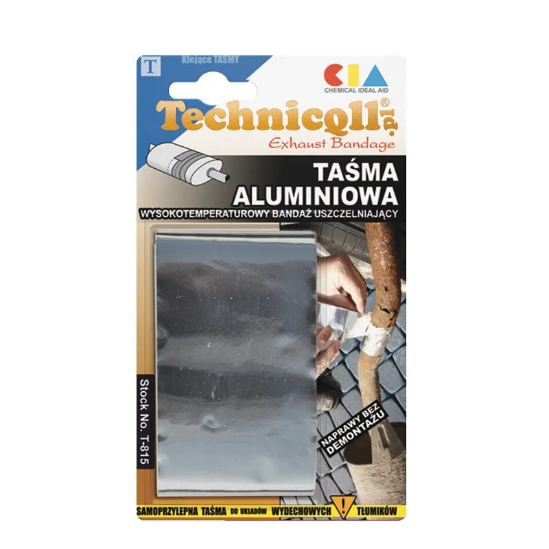 Taśma Aluminiowa-Bandaż Do Tłumików 1.2M*50MM TECHNICQLL