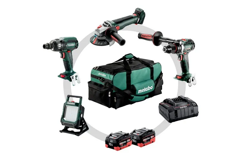Zestaw Combo 18V Bs+ssw+wbq+bsa 2*10.0AH METABO