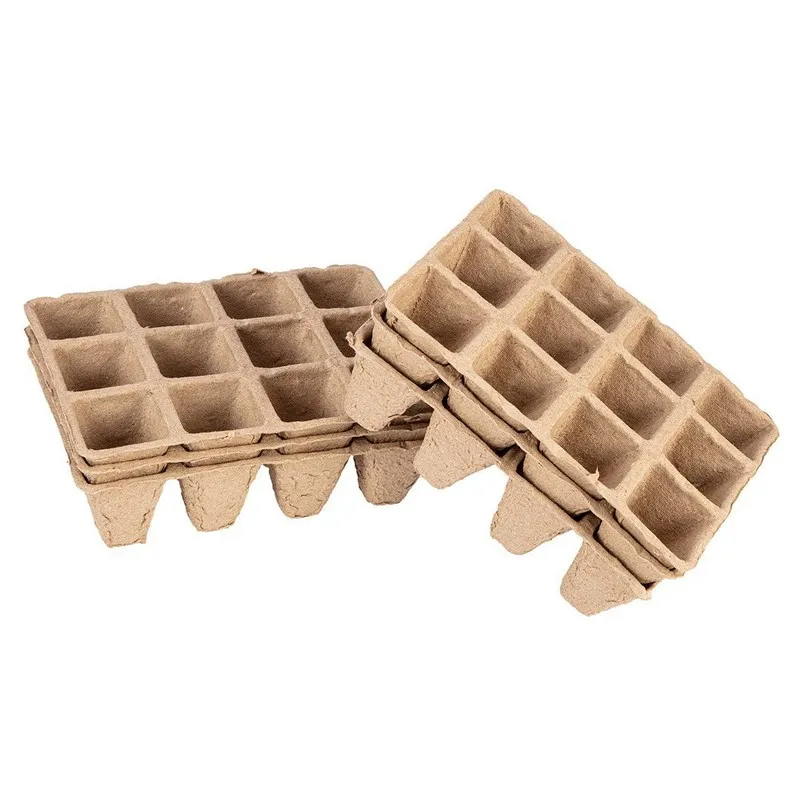 Rozsadniki Torfowe (3*4 Otwory) 16*12*4.5 cm, 5 Sztuk VERTO