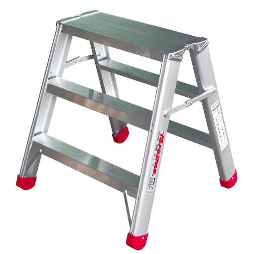 Drabina, Stołek Rozkładany 45cm 2+2 Stopnie S2050ND FARAONE