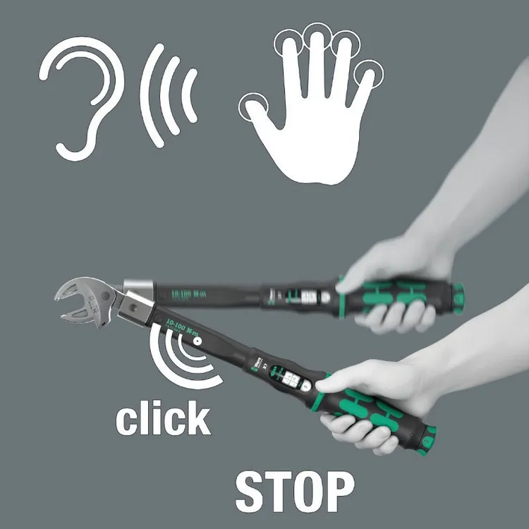 Klucz Dynamom. Click-Torque X 7 Do Końcówek Wtyk. 10-100 Nm WERA