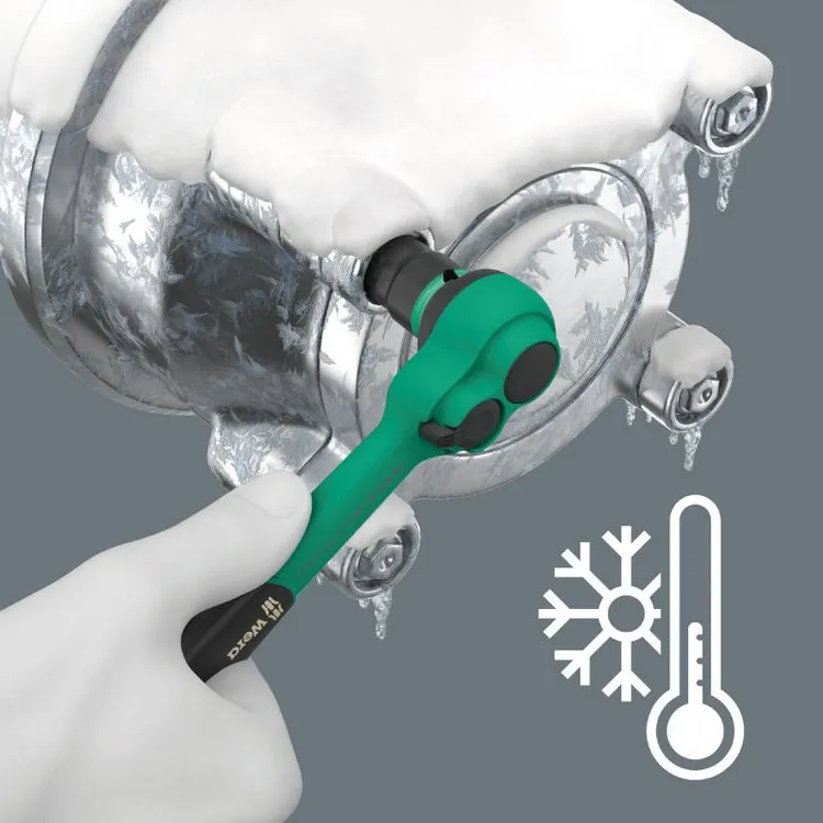 Grzechotka Zyklop Comfort Sb 12 3/8'' W Zest. Metrycz, 16 Cz. WERA
