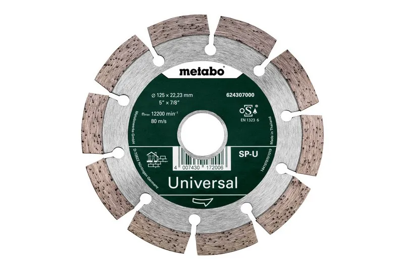 Tarcza Diamentowa Segmentowa Do Betonu 125*22.23MM METABO