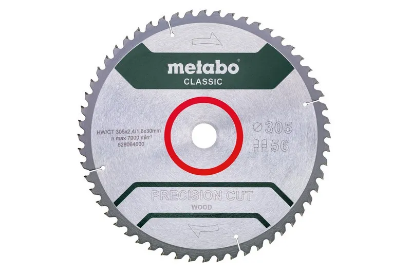 Piła Tarczowa Precision Cut Wood 305*30MM Z56 METABO