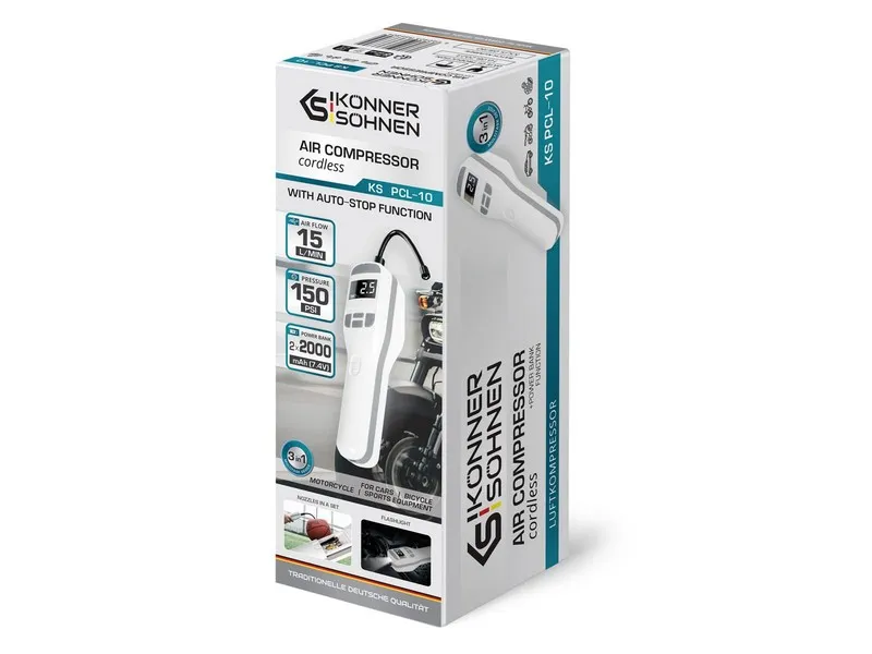 Kompresor Akumulatorowy 3 w 1 Ks PCL-10