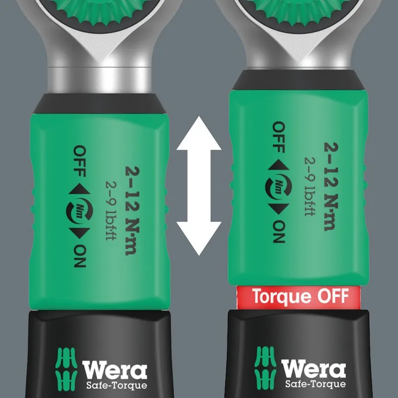 Klucz Dynamometryczny Safe-Torque 1/4'', 2-12NM, 20 Cz. WERA