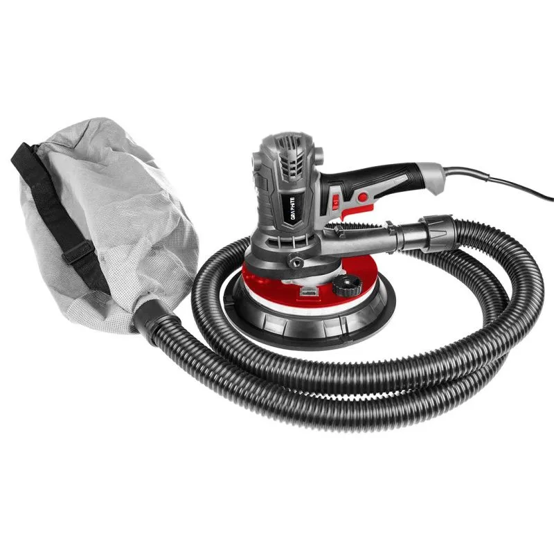 Szlifierka Do Gipsu 900W, 180 mm, LED Krótka GRAPHITE