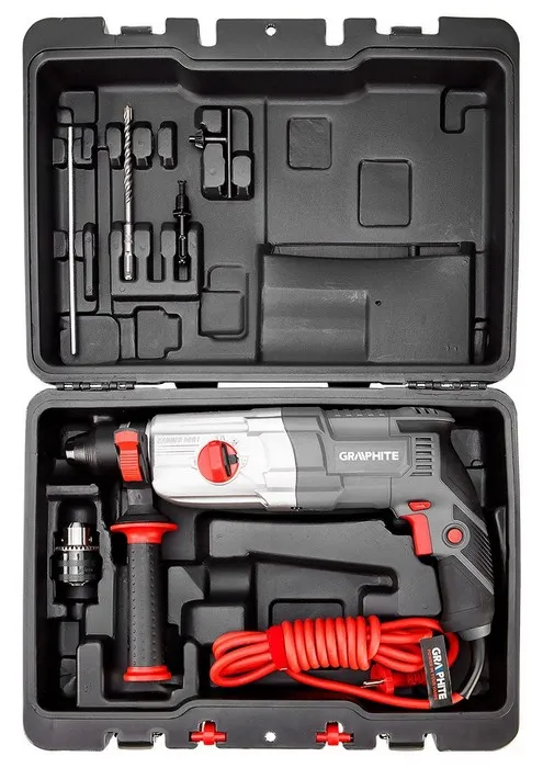 Młotowiertarka Sds+ 800W Walizka GRAPHITE