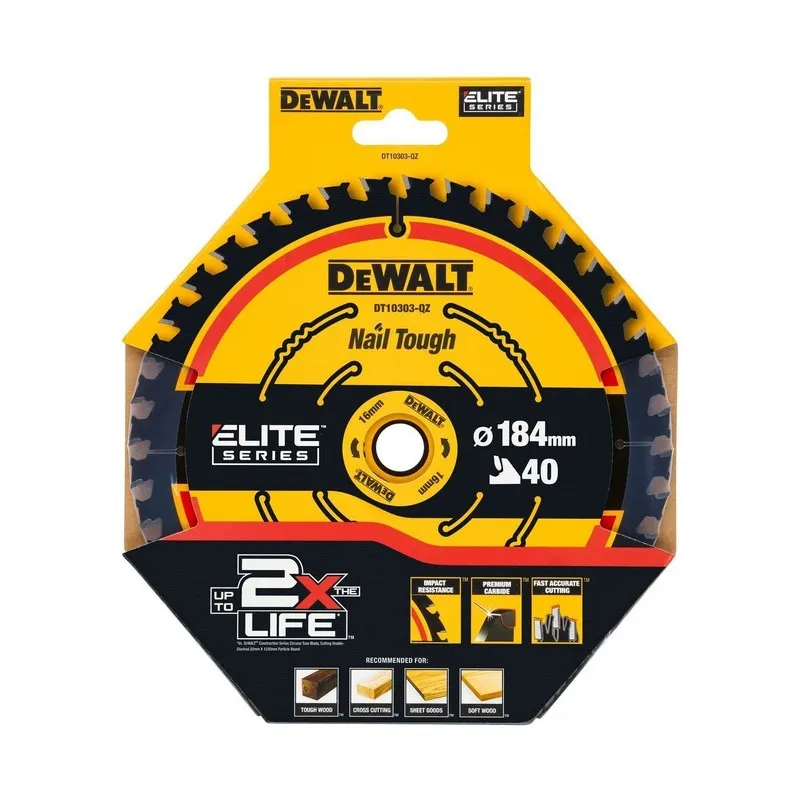 Piła Tarczowa Do Drewna Extreme 184*16MM 40Z DEWALT