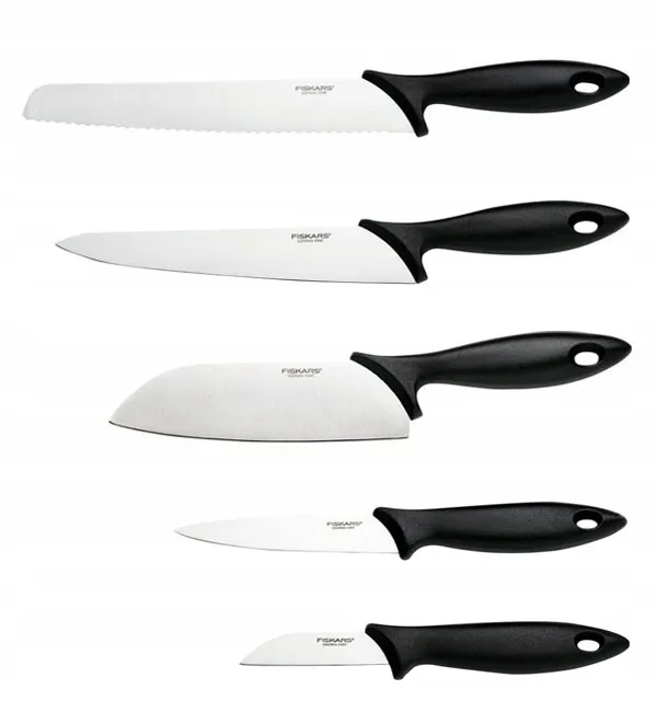 Essential Zestaw 5 Noży W Bloku FISKARS