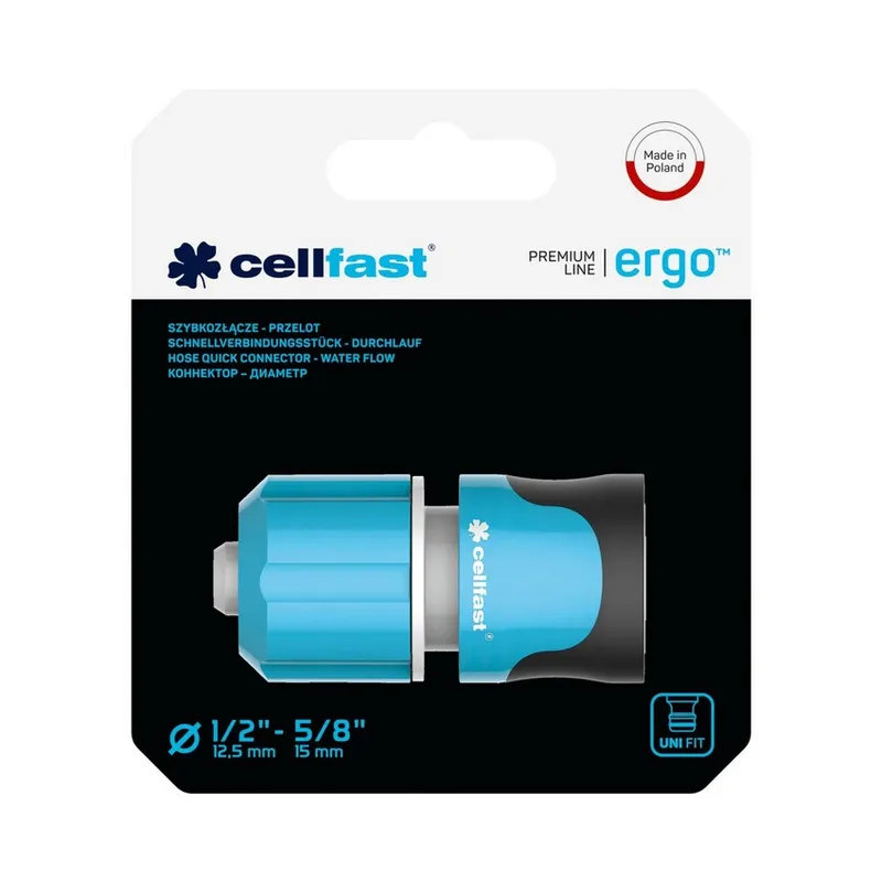 Szybkozłącze Przelotowe 1/2 Ergo CELL-FAST