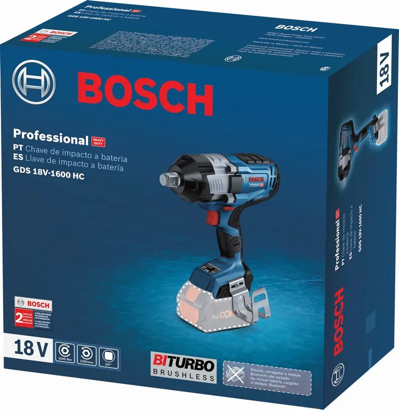 Klucz Udarowy Akumulatorowy 3/4'' Gds 18V-1600 0*AH BOSCH