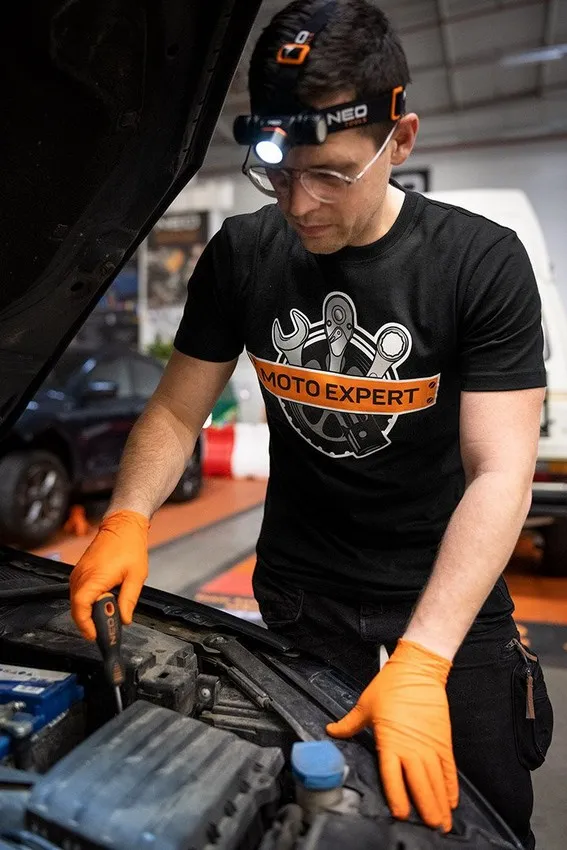 T-Shirt Z Nadrukiem Moto Expert Rozmiar M NEO