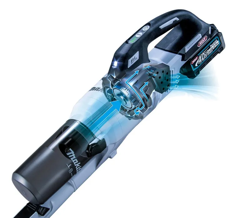 Odkurzacz Akumulatorowy Xgt 40VMAX 0*AH MAKITA - Biały