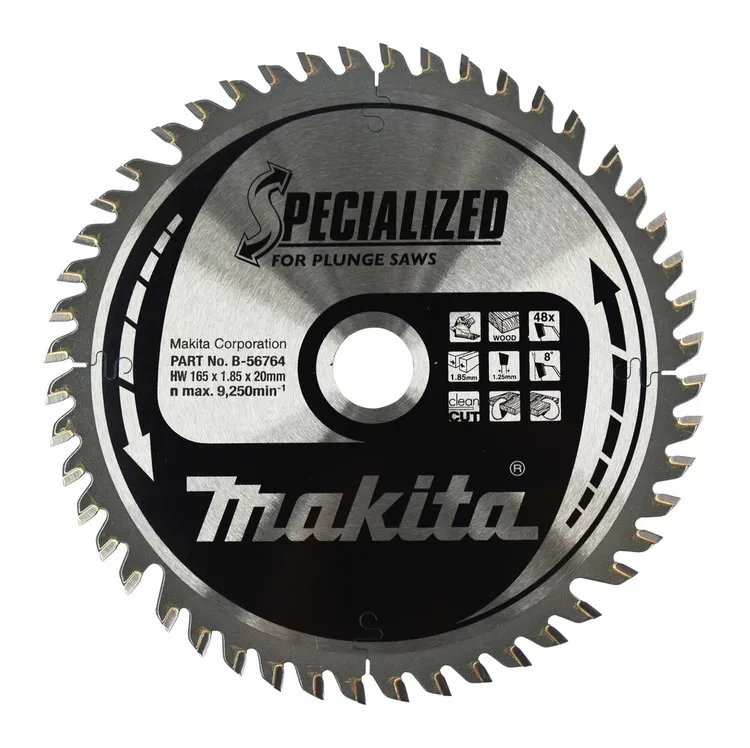 Piła Spiekowa Do Drewna Specjalized T.c.t 165*20MM 48Z MAKITA