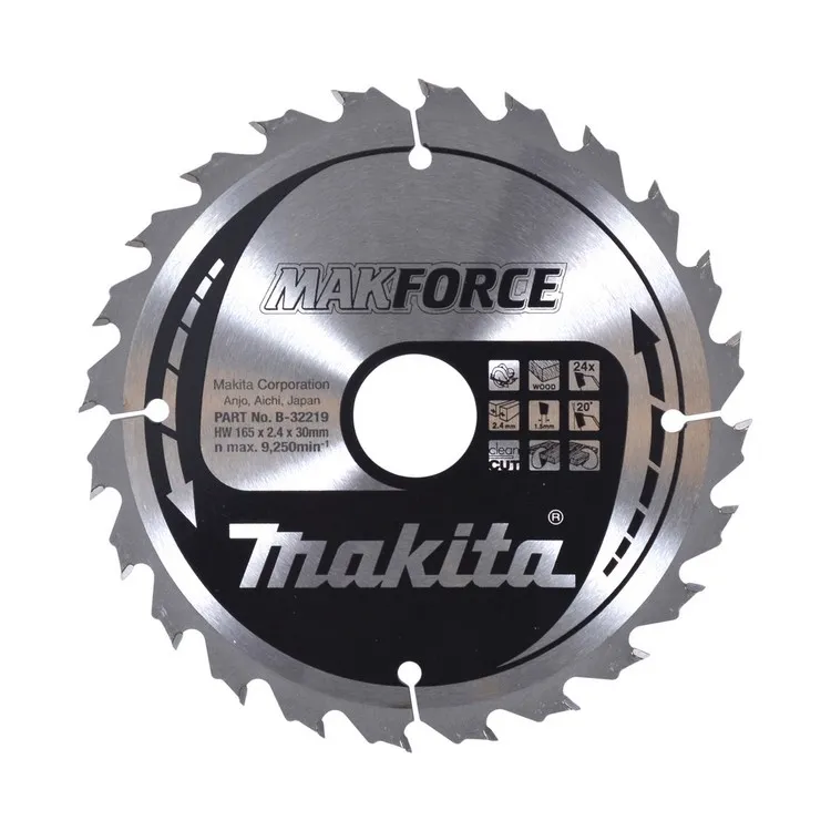 Piła Spiekowa Do Drewna Makforce 165*30MM 24Z MAKITA