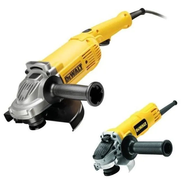 Zestaw Szlifierek 125mm 900W + 230mm 2200W DEWALT