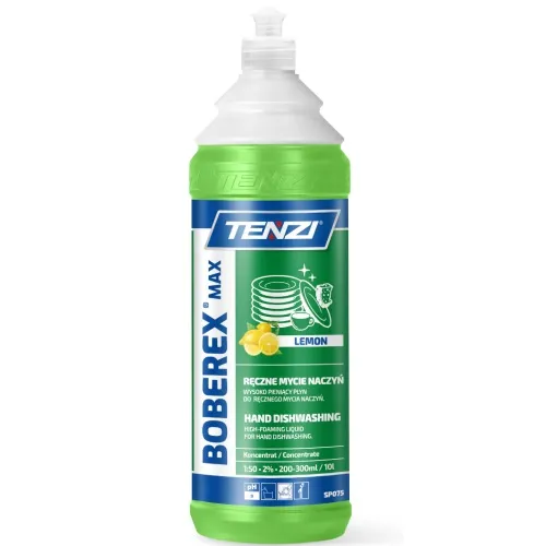 Płyn Do Ręcznego Mycia Naczyń Boberex MAX Lemon 1l TENZI