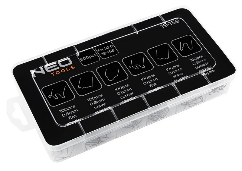 Zszywki Do Plastiku 600 szt. NEO