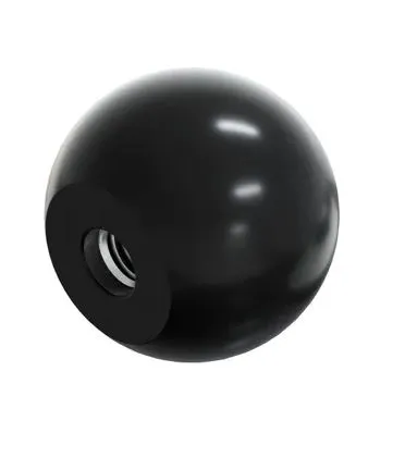 Uchwyt Bakelitowy 'kula' M6*25MM DIN319C - Czarny