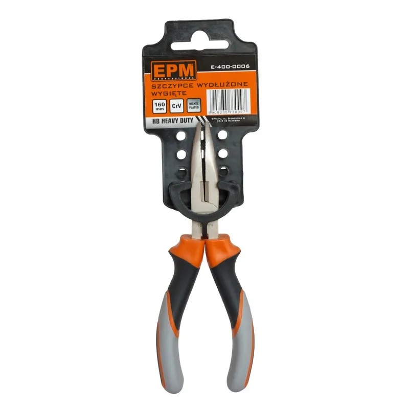 Szczypce Wydłużone Wygięte 160mm EPM