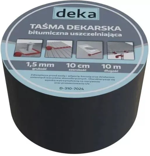 Taśma Uszczelniająca Dekarska Alubutyl 10CM*10MB Antracyt