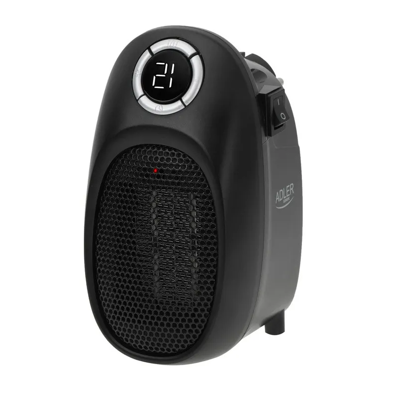Termowentylator Gniazdkowy Ad 7726 ADLER - Czarny