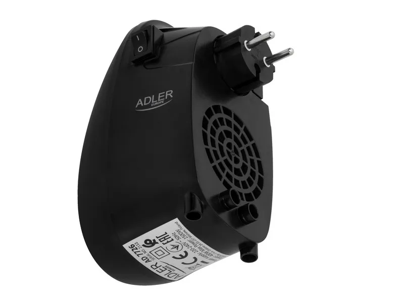Termowentylator Gniazdkowy Ad 7726 ADLER - Czarny