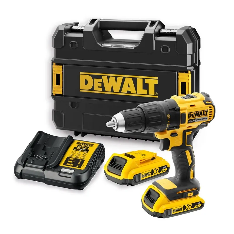 Wiertarko-Wkrętarka Akumulatorowa Xr 18V 2*2.0AH LI Tstak DEWALT