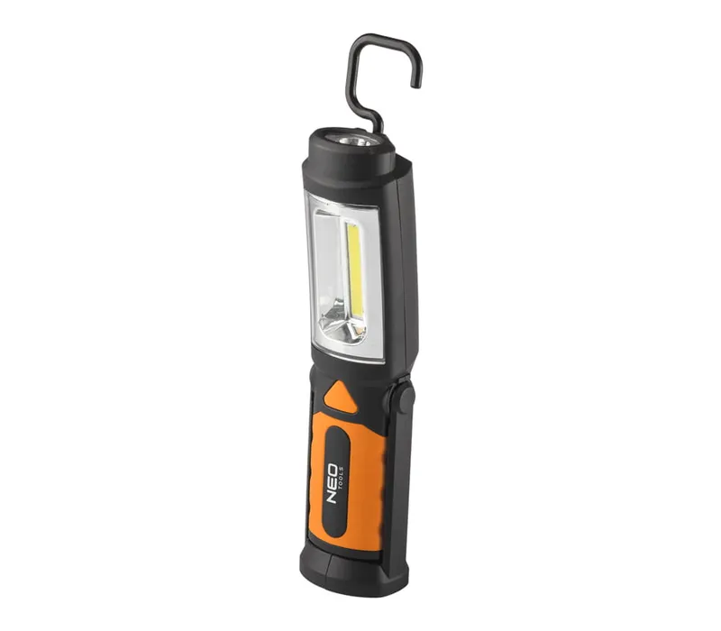 Lampa Warsztatowa Bateryjna 300 Lm Cob 2 w 1 + Baterie 3XAA NEO