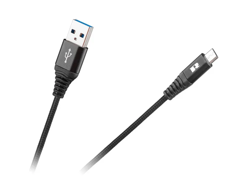 Kabel USB - USB Micro 1m Czarny