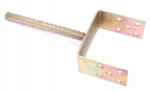 Podstawa Słupa Na Pręt 140*60MM - Żółty