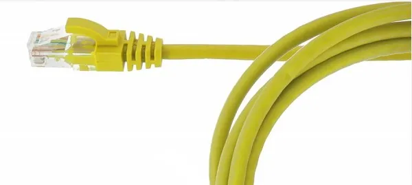 Kabel Utp 6E 1.5m - Żółty